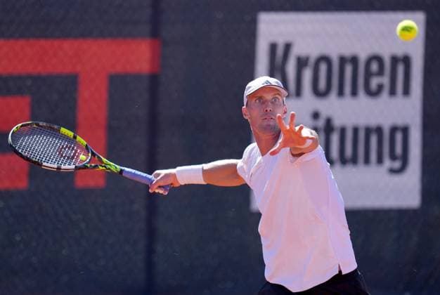 TENNIS - ATP, Tennis Herren Layjet Open BAD WALTERSDORF,AUSTRIA,18.SEP.25 - TENNIS - ATP Challenger Tour, Layjet Open. Image shows Jan Choinski (GBR).  GEPAxpictures xMichaelxRiedler