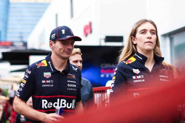 F1 - AZERBAIJAN GRAND PRIX 2025 VERSTAPPEN Max (ned), Red Bull Racing RB21, portrait during the 2025 Formula 1 Qatar Airways Azerbaijan Grand Prix, 17th round of the 2025 FIA Formula One World Championship, WM, Weltmeisterschaft from September 19 to 21, 2025 on the Baku City Circuit, in Baku, Azerbaijan - BakuAzerbaijan  Copyright: xEricxAlonsox