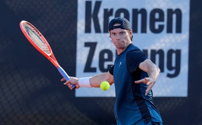 TENNIS - ATP, Tennis Herren Layjet Open BAD WALTERSDORF,AUSTRIA,18.SEP.25 - TENNIS - ATP Challenger Tour, Layjet Open. Image shows Sandro Kopp (AUT).  GEPAxpictures xMichaelxRiedler
