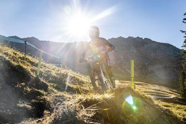 Whoop UCI Mountainbikeworldcup Downhill Lenzerheide ALRAN Till at Whoop UCI Mountainbikeworldcup Downhill Lenzerheide, 18.09.2025,in Lenzerheide,SUI Foto: Sebastian Sternemannat Whoop UCI Mountainbikeworldcup Downhill Lenzerheide, 18.09.2025,in Lenzerheide,SUI Foto: Sebastian Sternemann