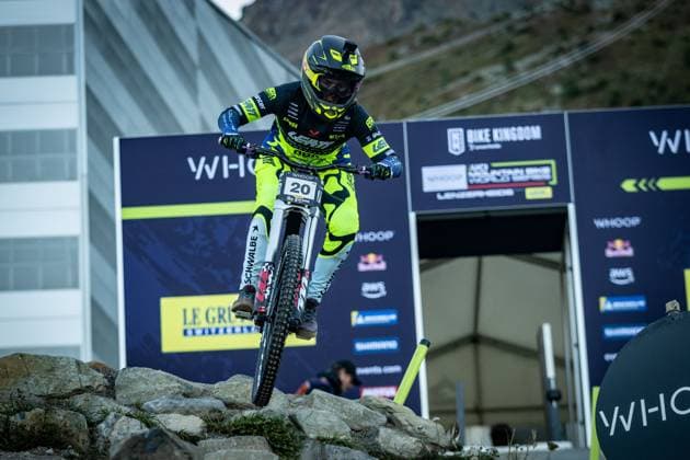 Whoop UCI Mountainbikeworldcup Downhill Lenzerheide HARNDEN Harriet AON RACING - TOURNE CAMPERVANSat Whoop UCI Mountainbikeworldcup Downhill Lenzerheide, 18.09.2025,in Lenzerheide,SUI Foto: Sebastian Sternemannat Whoop UCI Mountainbikeworldcup Downhill Lenzerheide, 18.09.2025,in Lenzerheide,SUI Foto: Sebastian Sternemann