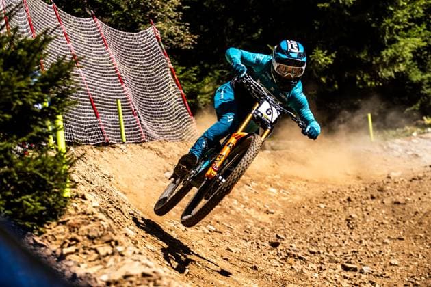 Whoop UCI Mountainbikeworldcup Downhill Lenzerheide WILLIAMSON Jonty at Whoop UCI Mountainbikeworldcup Downhill Lenzerheide, 18.09.2025,in Lenzerheide,SUI Foto: Sebastian Sternemannat Whoop UCI Mountainbikeworldcup Downhill Lenzerheide, 18.09.2025,in Lenzerheide,SUI Foto: Sebastian Sternemann