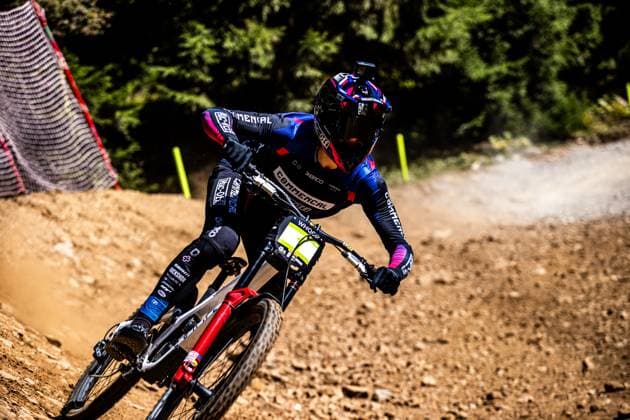 Whoop UCI Mountainbikeworldcup Downhill Lenzerheide ALRAN Max at Whoop UCI Mountainbikeworldcup Downhill Lenzerheide, 18.09.2025,in Lenzerheide,SUI Foto: Sebastian Sternemannat Whoop UCI Mountainbikeworldcup Downhill Lenzerheide, 18.09.2025,in Lenzerheide,SUI Foto: Sebastian Sternemann