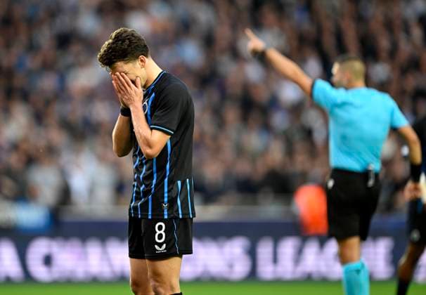 Club Brugge v Monaco - UEFA Champions League BRUGGE, BELGIUM - SEPTEMBER 18 : Tzolis Christos forward of Club Brugge looks dejected during the UEFA Champions League 2025 26 League Phase MD1 match between Club Brugge and Monaco on September 18, 2025 in Brugge, Belgium, 18 09 2025 Brugge Belgium  Copyright: xNicoxVereeckenx