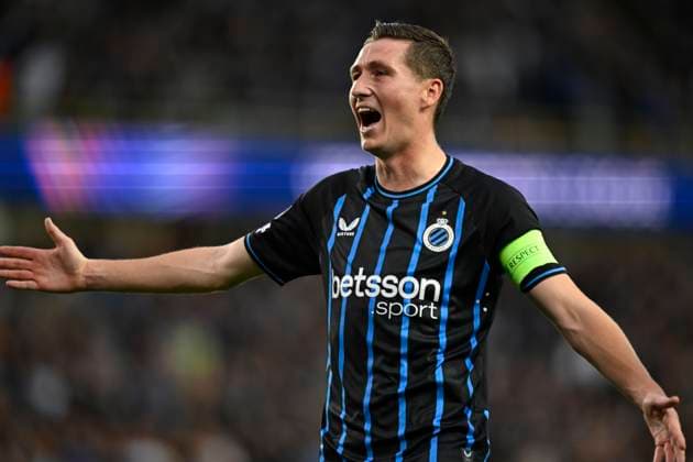 Club Brugge v Monaco - UEFA Champions League BRUGGE, BELGIUM - SEPTEMBER 18 : Vanaken Hans midfielder of Club Brugge celebrates scoring a goal during the UEFA Champions League 2025 26 League Phase MD1 match between Club Brugge and Monaco on September 18, 2025 in Brugge, Belgium, 18 09 2025 Brugge Belgium  Copyright: xNicoxVereeckenx