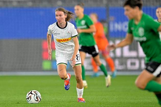 OH Leuven women v FC Vorskla Poltava - UEFA Champions League LEUVEN, BELGIUM - SEPTEMBER 18 : Pusztai Sara midfielder of OH Leuven Women during the UEFA women Champions League 2025 26 first qualifying round first leg between OH Leuven women and FC Vorskla Poltava on September 18, 2025 in Leuven, Belgium, 18 09 2025 Leuven Belgium  Copyright: xSesx