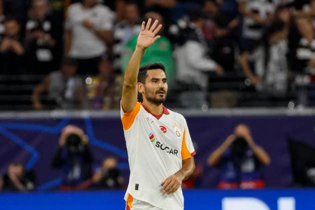 Ilkay Gündogan, Gundogan (Galatasaray SK, 20) , Deutschland, Fussball, UEFA Champions League, 1. Spieltag, 2025 2026, Eintracht Frankfurt vs. Galatasaray SK, 18.09.2025, Deutsche-Bank-Park, Frankfurt am Main, Deutschland Frankfurt am Main Deutsche-Bank-Park Hessen Deutschland Copyright: xGrantxHubbsx