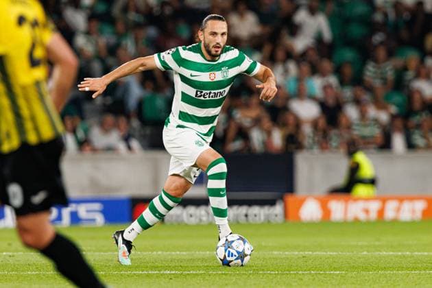 Giorgi Kochorashvili seen during Champions League 25 26 league phase game between Sporting CP and FC Kairat Almaty (Maciej Rogowski Ball Raw Images) Lisbon Estadio Jose Alvalade Portugal Copyright: xMaciejxRogowskix maciejrogowski_sporting_kairat_2526-82