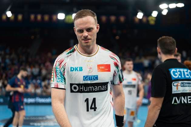 FC Barcelona, Barca v SC Magdeburg - EHF Champions League OMAR INGI MAGNUSSON of SC Magdeburg participates in the EHF Champions League Group Phase 2025 2026 between FC Barcelona and SC Magdeburg at Palau Blaugrana in Barcelona, Spain, on September 18, 2025. Barcelona Spain  Copyright: xRubenxDexLaxRosax originalFilename:delarosa-ehfchamp250918_npKqo.jpg