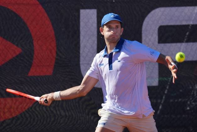 TENNIS - ATP, Tennis Herren Layjet Open BAD WALTERSDORF,AUSTRIA,19.SEP.25 - TENNIS - ATP Challenger Tour, Layjet Open. Image shows Francesco Passaro (ITA).  GEPAxpictures xMichaelxRiedler
