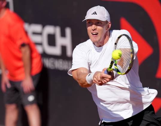 TENNIS - ATP, Tennis Herren Layjet Open BAD WALTERSDORF,AUSTRIA,19.SEP.25 - TENNIS - ATP Challenger Tour, Layjet Open. Image shows Jan Choinski (GBR).  GEPAxpictures xMichaelxRiedler