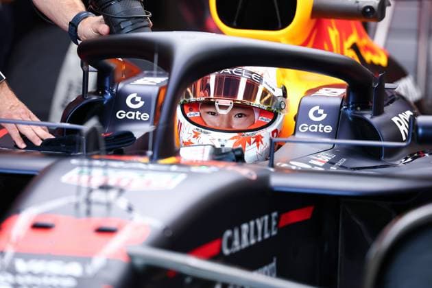 F1 - AZERBAIJAN GRAND PRIX 2025 TSUNODA Yuki (jap), Red Bull Racing RB21, portrait, during the 2025 Formula 1 Qatar Airways Azerbaijan Grand Prix, 17th round of the 2025 FIA Formula One World Championship, WM, Weltmeisterschaft from September 19 to 21, 2025 on the Baku City Circuit, in Baku, Azerbaijan - BakuAzerbaijan  Copyright: xEricxAlonsox