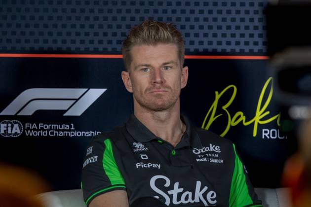 Formel 1 GP Baku Azerbaijan. Donnerstag 18.09.2025 Nico Hülkenberg 27, Stake F1 Team Kick Sauber in der Pressekonferenz; Formel 1 GP Baku Azerbaijan. Donnerstag 18.09.2025 Copyright: xBEAUTIFULxSPORTS Erlhofx