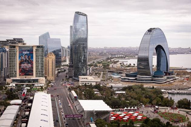 Formel 1 GP Baku Azerbaijan. Donnerstag 18.09.2025 Baku; Formel 1 GP Baku Azerbaijan. Donnerstag 18.09.2025 Copyright: xBEAUTIFULxSPORTS Erlhofx