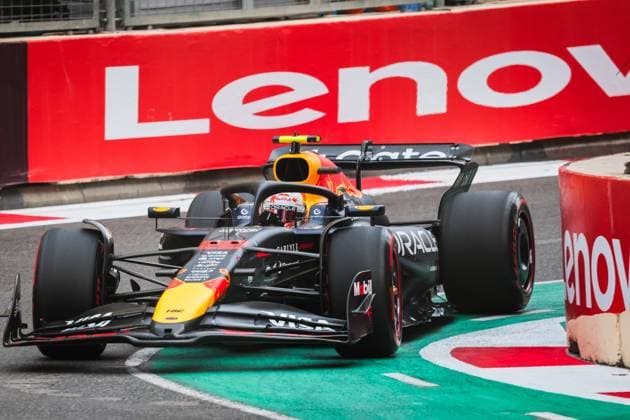 Formula 1 Qatar Airways Azerbaijan Grand Prix 2025 Romain Mathon OVERTAKE MAXPPP - Baku 19 09 2025 22 TSUNODA Yuki (jpn), Oracle Red Bull Racing, action at the Formula 1 Qatar Airways Azerbaijan Grand Prix 2025, the 17th round of the 2025 FIA Formula 1 World Championship, WM, Weltmeisterschaft at the Baku City Circuit in Baku, Azerbaijan, from 18 to 21 September 2025 Baku Azerbaijan  Copyright: xOVERTAKE MAXPPPxRomainxMathonx OVT202509197389 OVT202509197389