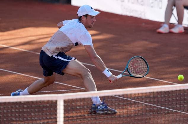 TENNIS - ATP, Tennis Herren Layjet Open BAD WALTERSDORF,AUSTRIA,19.SEP.25 - TENNIS - ATP Challenger Tour, Layjet Open. Image shows Roberto Carballes Baena (SPA).  GEPAxpictures xMichaelxRiedler