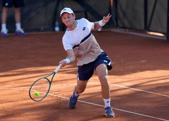TENNIS - ATP, Tennis Herren Layjet Open BAD WALTERSDORF,AUSTRIA,19.SEP.25 - TENNIS - ATP Challenger Tour, Layjet Open. Image shows Roberto Carballes Baena (SPA).  GEPAxpictures xMichaelxRiedler