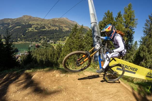 Whoop UCI Mountainbikeworldcup Downhill Lenzerheide HEMSTREET Gracey * NORCO RACE DIVISIONat Whoop UCI Mountainbikeworldcup Downhill Lenzerheide, 19.09.2025,in Lenzerheide,SUI Foto: Sebastian Sternemannat Whoop UCI Mountainbikeworldcup Downhill Lenzerheide, 19.09.2025,in Lenzerheide,SUI Foto: Sebastian Sternemann