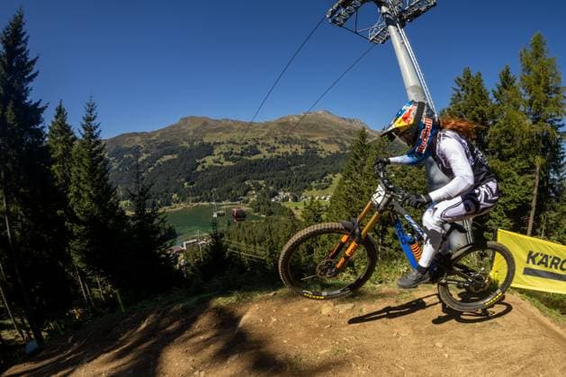 Whoop UCI Mountainbikeworldcup Downhill Lenzerheide HEMSTREET Gracey * NORCO RACE DIVISIONat Whoop UCI Mountainbikeworldcup Downhill Lenzerheide, 19.09.2025,in Lenzerheide,SUI Foto: Sebastian Sternemannat Whoop UCI Mountainbikeworldcup Downhill Lenzerheide, 19.09.2025,in Lenzerheide,SUI Foto: Sebastian Sternemann