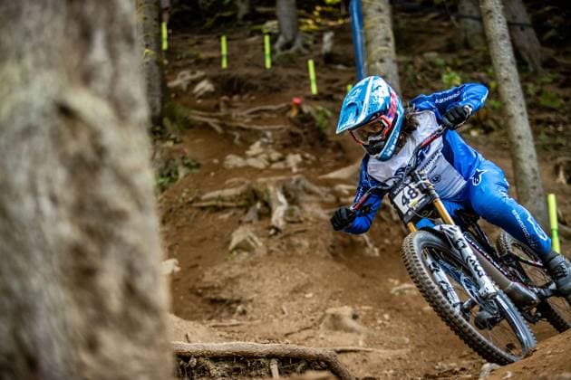 Whoop UCI Mountainbikeworldcup Downhill Lenzerheide NORTON Dakotah MONDRAKER FACTORY RACING DHat Whoop UCI Mountainbikeworldcup Downhill Lenzerheide, 19.09.2025,in Lenzerheide,SUI Foto: Sebastian Sternemannat Whoop UCI Mountainbikeworldcup Downhill Lenzerheide, 19.09.2025,in Lenzerheide,SUI Foto: Sebastian Sternemann