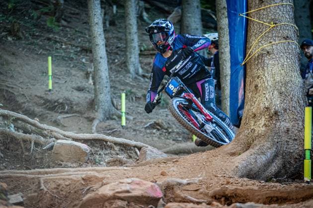 Whoop UCI Mountainbikeworldcup Downhill Lenzerheide ALRAN Till at Whoop UCI Mountainbikeworldcup Downhill Lenzerheide, 19.09.2025,in Lenzerheide,SUI Foto: Sebastian Sternemannat Whoop UCI Mountainbikeworldcup Downhill Lenzerheide, 19.09.2025,in Lenzerheide,SUI Foto: Sebastian Sternemann