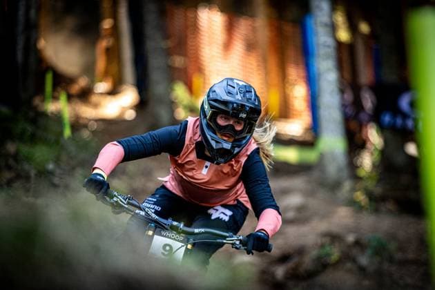 Whoop UCI Mountainbikeworldcup Downhill Lenzerheide DANON Omri at Whoop UCI Mountainbikeworldcup Downhill Lenzerheide, 19.09.2025,in Lenzerheide,SUI Foto: Sebastian Sternemannat Whoop UCI Mountainbikeworldcup Downhill Lenzerheide, 19.09.2025,in Lenzerheide,SUI Foto: Sebastian Sternemann