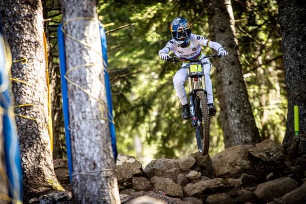 Whoop UCI Mountainbikeworldcup Downhill Lenzerheide GOLDSTONE Jackson * SANTA CRUZ SYNDICATEat Whoop UCI Mountainbikeworldcup Downhill Lenzerheide, 19.09.2025,in Lenzerheide,SUI Foto: Sebastian Sternemannat Whoop UCI Mountainbikeworldcup Downhill Lenzerheide, 19.09.2025,in Lenzerheide,SUI Foto: Sebastian Sternemann