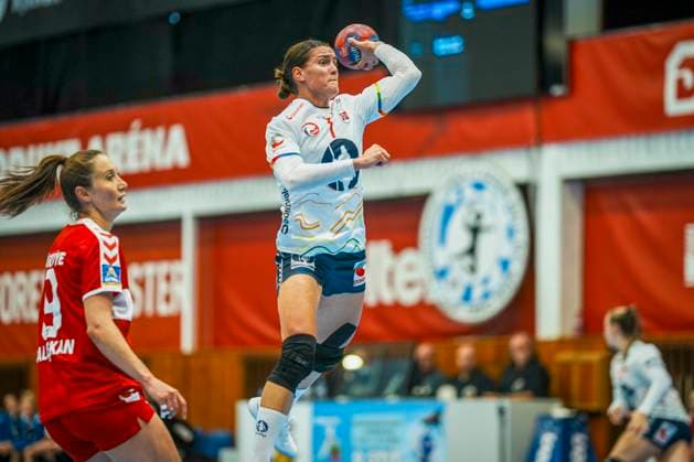 Women s World Cup warm up in handball Norway Turkey Cheb, Czech Republic 20250919 Norway s Stine Skogrand during the friendly match in women s handball between Norway and Turkey at Sports hall TJ Lokomotiva Photo Terje Pedersen NTB Cheb Czech Republic EDITORIAL USE ONLY RESTRICTED USE FOR BETTING COMPANIES  Copyright: xTerjexPedersenx xNTBx