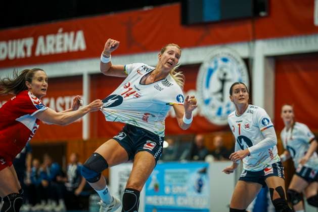 Women s World Cup warm up in handball Norway Turkey Cheb, Czech Republic 20250919 Norway s Kristine Breistol during the women s handball friendly match between Norway and Turkey at Sports hall TJ Lokomotiva Photo Terje Pedersen NTB Cheb Czech Republic EDITORIAL USE ONLY RESTRICTED USE FOR BETTING COMPANIES  Copyright: xTerjexPedersenx xNTBx