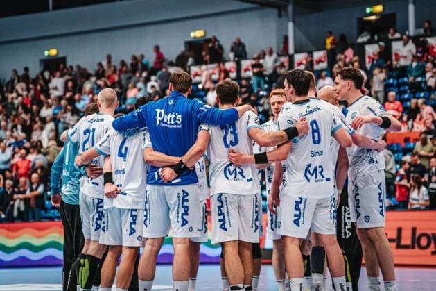HBL: HSV Hamburg vs. TBV Lemgo Lippe, 19.09.25 TBV Lemgo Lippe jubelt; HBL: HSV Hamburg vs. TBV Lemgo Lippe am 19.09.2025 in der Sporthalle Hamburg, Hamburg Copyright: xBEAUTIFULxSPORTS Tonhäuserx