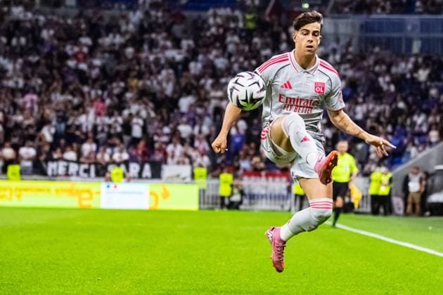 FOOTBALL : Olympique Lyonnais vs SCO Angers - Ligue 1 - JournÃ e 5 - 19 09 2025 Afonso Moreira (OL) LyonFrance  Copyright: xBaptistexAutissierx