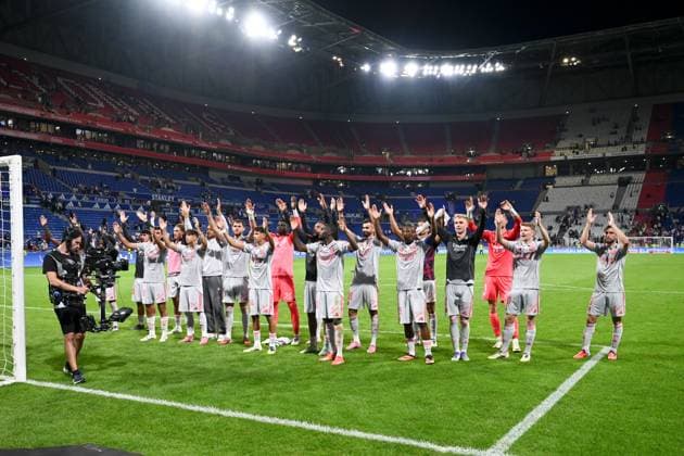 Olympique Lyonnais v Angers SCO - Ligue 1 McDonald s 2025 2026 Equipe de football de lyon OL during the Ligue 1 McDonald s match between Olympique Lyonnais and Angers SCO at Groupama Stadium on September 19, 2025 in Lyon, France. Lyon France  Copyright: xFEPx 776382872