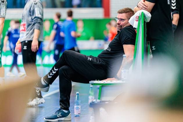 Aaron Ziercke (GWD Minden, Trainer) GER, GWD Minden vs. VfL Gummersbach, Handball, 1. Bundesliga, 5. Spieltag, Spielzeit 2025 2026, 19.09.2025 GER, GWD Minden vs. VfL Gummersbach, Handball, 1. Bundesliga, 5. Spieltag, Spielzeit 2025 2026, 19.09.2025 Luebbecke Copyright: xEibner-Pressefoto JanxRollingerx EP_JSK