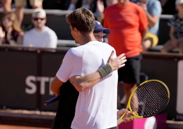 TENNIS - ATP, Tennis Herren Layjet Open BAD WALTERSDORF,AUSTRIA,20.SEP.25 - TENNIS - ATP Challenger Tour, Layjet Open. Image shows Nino Serdarusic (CRO) and David Pichler (AUT).  GEPAxpictures xMichaelxRiedler