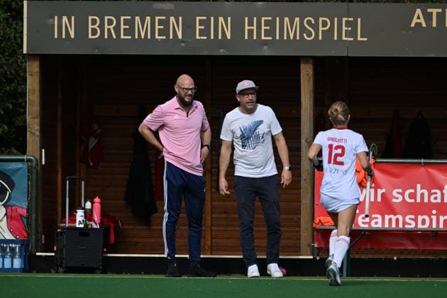 RECORD DATE NOT STATED Hockey, Damen, 1. Bundesliga, BHC - Düsseldorfer HC 20.09.2025, cheftrainer bhc florian keller Bremen Bremen Deutschland