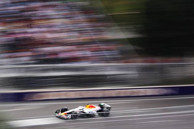 F1 Grand Prix Of Azerbaijan 2025 Practice 3 Liam Lawson of Racing Bulls during the third practice ahead of the Formula 1 Grand Prix of Azerbaijan at Baku City Circuit in Baku, Azerbaijan on September 20, 2025. Baku Azerbaijan  Copyright: xJakubxPorzyckix originalFilename:porzycki-f1grandp250920_npPKL.jpg