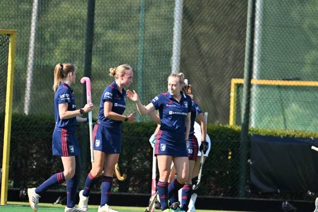 RECORD DATE NOT STATED Hockey, Damen, 1. Bundesliga, BHC - Düsseldorfer HC 20.09.2025, tor sara strauss, dhc Bremen Bremen Deutschland