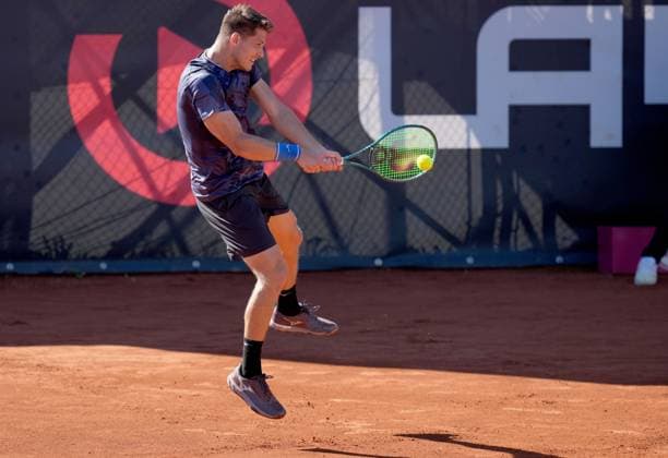 TENNIS - ATP, Tennis Herren Layjet Open BAD WALTERSDORF,AUSTRIA,20.SEP.25 - TENNIS - ATP Challenger Tour, Layjet Open. Image shows Jiri Barnat (CZE).  GEPAxpictures xMichaelxRiedler