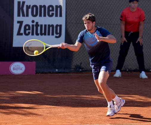 TENNIS - ATP, Tennis Herren Layjet Open BAD WALTERSDORF,AUSTRIA,20.SEP.25 - TENNIS - ATP Challenger Tour, Layjet Open. Image shows Filip Duda (CZE).  GEPAxpictures xMichaelxRiedler