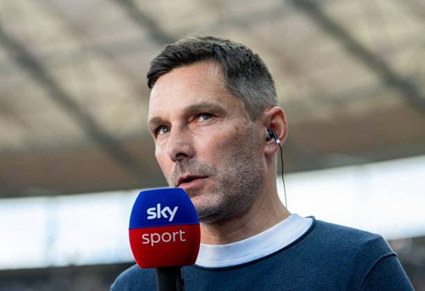 Fussball, Herren, Saison 2025 2026, 2. Bundesliga (6. Spieltag), Hertha BSC - SC Paderborn, Trainer Stefan Leitl (Hertha BSC) bei Sky im Interview, 20.09. 2025,