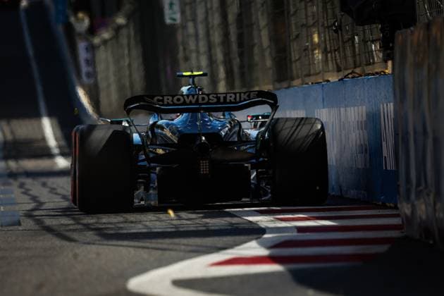 F1 - AZERBAIJAN GRAND PRIX 2025 12 KIMI ANTONELLI Andrea (ita), Mercedes AMG F1 Team W16, action during the 2025 Formula 1 Qatar Airways Azerbaijan Grand Prix, 17th round of the 2025 FIA Formula One World Championship, WM, Weltmeisterschaft from September 19 to 21, 2025 on the Baku City Circuit, in Baku, Azerbaijan - BakuAzerbaijan  Copyright: xFLORENTxGOODENx