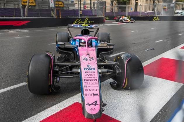 Formula 1 Qatar Airways Azerbaijan Grand Prix 2025 Romain Mathon OVERTAKE MAXPPP - Baku 20 09 2025 Crash during qualification 43 COLAPINTO Franco (arg), BWT Alpine F1 Team, action at the Formula 1 Qatar Airways Azerbaijan Grand Prix 2025, the 17th round of the 2025 FIA Formula 1 World Championship, WM, Weltmeisterschaft at the Baku City Circuit in Baku, Azerbaijan, from 18 to 21 September 2025 Baku Azerbaijan  Copyright: xOVERTAKE MAXPPPxRomainxMathonx OVT202509201350 OVT202509201350
