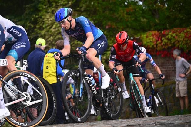 Super 8 Classic 2025 Cycling Race HAACHT, BELGIUM - SEPTEMBER 20 : rider of Israel - Premier Tech during the 27th edition of Super 8 Classic an UCI ProSeries 1.Pro one day cycling road race for Men Elite of 198.9 km with start in Brakel and finish in Haacht on September 20, 2025 in Haacht, Belgium, 20 09 2025 ( Motordriver Rodrique Verfaillie - Haacht Belgium  Copyright: xGvgx