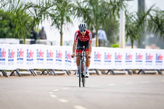 HUYS Tabea: UCI Road cycling, Rad, Radsport, Strasse World Championships - Kigali Rwanda 2025 HUYS Tabea ( AUT ) Austria ITT Training - Recon - Querformat - quer - horizontal - Landscape - Event Veranstaltung: UCI Road Cycling World Championships Kigali-Rwanda 2025 - Category Kategorie: Cycling - Road Cycling World Championships - Women U23 - Location Ort: Africa - Rwanda - Kigali - Start: Kigali - Finish: Kigali - Individual Time Trail ( ITT ) - Distance: ... km - Date Datum: 20.09.2025 Saturday Day 0 -