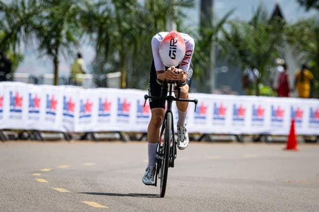 HUBER Jan: UCI Road cycling, Rad, Radsport, Strasse World Championships - Kigali Rwanda 2025 HUBER Jan ( SUI ) Switzerland ITT Training - Recon - Querformat - quer - horizontal - Landscape - Event Veranstaltung: UCI Road Cycling World Championships Kigali-Rwanda 2025 - Category Kategorie: Cycling - Road Cycling World Championships - Men U23 - Location Ort: Africa - Rwanda - Kigali - Start: Kigali - Finish: Kigali - Individual Time Trail ( ITT ) - Distance: ... km - Date Datum: 20.09.2025 Saturday Day 0 -