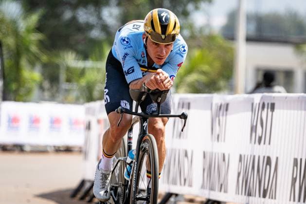 EVENEPOEL Remco: UCI Road cycling, Rad, Radsport, Strasse World Championships - Kigali Rwanda 2025 EVENEPOEL Remco ( BEL ) Belgium ITT Training - Recon - Querformat - quer - horizontal - Landscape - Event Veranstaltung: UCI Road Cycling World Championships Kigali-Rwanda 2025 - Category Kategorie: Cycling - Road Cycling World Championships - Elite Men - Location Ort: Africa - Rwanda - Kigali - Start: Kigali - Finish: Kigali - Individual Time Trail ( ITT ) - Distance: ... km - Date Datum: 20.09.2025 Saturday Day 0 -