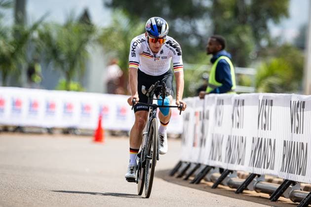 FIETZKE Paul: UCI Road cycling, Rad, Radsport, Strasse World Championships - Kigali Rwanda 2025 FIETZKE Paul ( GER ) Germany ITT Training - Recon - Querformat - quer - horizontal - Landscape - Event Veranstaltung: UCI Road Cycling World Championships Kigali-Rwanda 2025 - Category Kategorie: Cycling - Road Cycling World Championships - Men U23 - Location Ort: Africa - Rwanda - Kigali - Start: Kigali - Finish: Kigali - Individual Time Trail ( ITT ) - Distance: ... km - Date Datum: 20.09.2025 Saturday Day 0 -