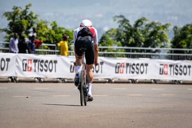 KÜNG Stefan: UCI Road cycling, Rad, Radsport, Strasse World Championships - Kigali Rwanda 2025 KÜNG Stefan ( SUI ) Switzerland ITT Training - Recon - Querformat - quer - horizontal - Landscape - Event Veranstaltung: UCI Road Cycling World Championships Kigali-Rwanda 2025 - Category Kategorie: Cycling - Road Cycling World Championships - Elite Men - Location Ort: Africa - Rwanda - Kigali - Start: Kigali - Finish: Kigali - Individual Time Trail ( ITT ) - Distance: ... km - Date Datum: 20.09.2025 Saturday Day 0 -