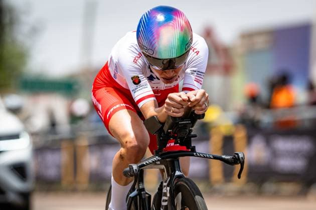 NIEWIADOMA Katarzyna Anna: UCI Road cycling, Rad, Radsport, Strasse World Championships - Kigali Rwanda 2025 NIEWIADOMA Katarzyna Anna ( POL ) Poland ITT Training - Recon - Querformat - quer - horizontal - Landscape - Event Veranstaltung: UCI Road Cycling World Championships Kigali-Rwanda 2025 - Category Kategorie: Cycling - Road Cycling World Championships - Elite Women - Location Ort: Africa - Rwanda - Kigali - Start: Kigali - Finish: Kigali - Individual Time Trail ( ITT ) - Distance: ... km - Date Datum: 20.09.2025 Saturday Day 0 -