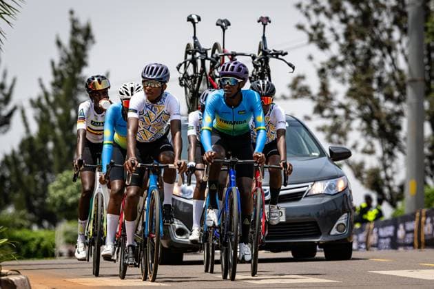 Team Rwanda: UCI Road cycling, Rad, Radsport, Strasse World Championships - Kigali Rwanda 2025 Team Rwanda ITT Training - Recon - Querformat - quer - horizontal - Landscape - Event Veranstaltung: UCI Road Cycling World Championships Kigali-Rwanda 2025 - Category Kategorie: Cycling - Road Cycling World Championships - ... - Location Ort: Africa - Rwanda - Kigali - Start: Kigali - Finish: Kigali - Individual Time Trail ( ITT ) - Distance: ... km - Date Datum: 20.09.2025 Saturday Day 0 -